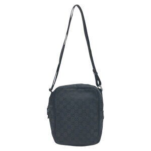 Gucci bag black shoulder GG canvas